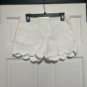 Lilly Pulitzer scalloped shorts